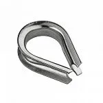 Коуш для троса DIN 6899 3 мм, оцинкованный — фото превью