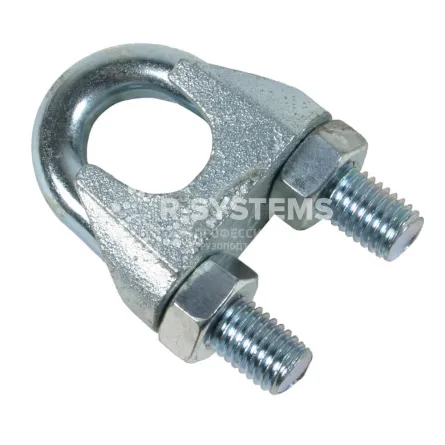 Зажим для троса DIN 741 4-5 мм, оцинкованный - основное фото