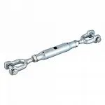 Талреп закрытый М30 вилка-вилка DIN 1478 оцинкованный — фото превью