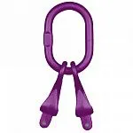 Концевое звено с 2 крюками-укоротителями KWB NRLI1210 г/п 7,1 т, 12 класс — фото превью