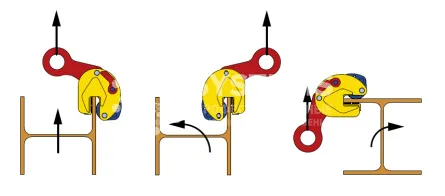 Захват вертикальный балочный Terrier 3 FBK г/п 3 т, балка 0-25 мм - дополнительное фото 3