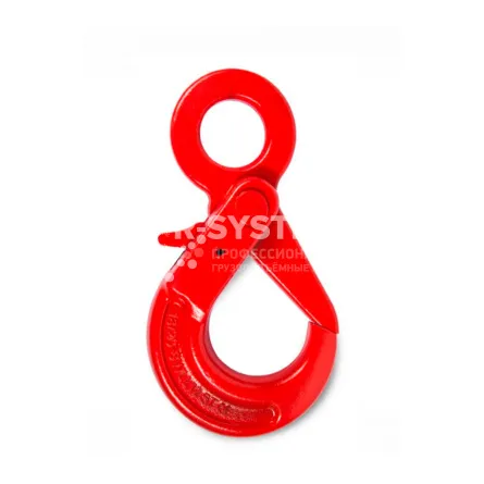 Крюк самозакрывающийся с проушиной VK г/п 1,12 т, 8 класс - основное фото