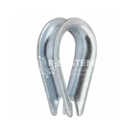 Коуш канатный DIN 3090 53-56 мм, оцинкованный Коуш канатный DIN 3090 53-56 мм, оцинкованный - основное фото