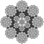 Стальной канат PYTHON Super 8R (8x25) 13 мм, zS Galv, 1960 N/mm2 — фото превью