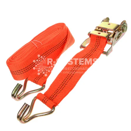 Стяжной ремень с крюками 7 м, 750 кг, лента 25 мм - основное фото