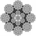 Стальной канат PYTHON Super 8R (8x25) 28 мм, sZ Galv, 1960 N/mm2 — фото превью