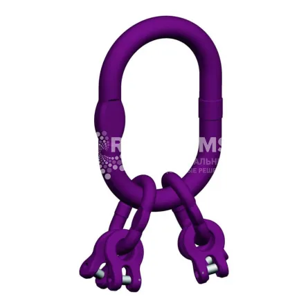 Концевое звено с 4 крюками-укоротителями KWB NRLI124H08 г/п 6,3 т, 12 класс - дополнительное фото 1