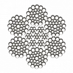 Стальной канат ГОСТ 7669-80 36,5 мм Г-В-Н-Р-Т-1770/180 МС А1 — фото превью