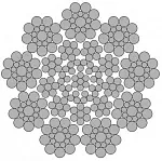 Стальной канат PYTHON Power 9R (9x19) 14 мм, sZ Galv, 1960 N/mm2 — фото превью