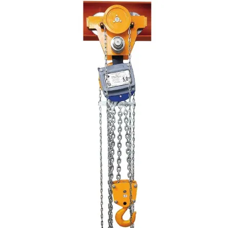 Таль ручная шестеренная передвижная СВПК ТРШБМ г/п 5 т, L=9 м - основное фото