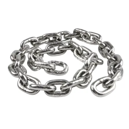 Цепь круглозвенная G80 EN818-7 8х24 оцинкованная калиброванная - основное фото