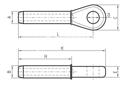 Обжимной наконечник с петлей STTE 5/16 - дополнительное фото 1