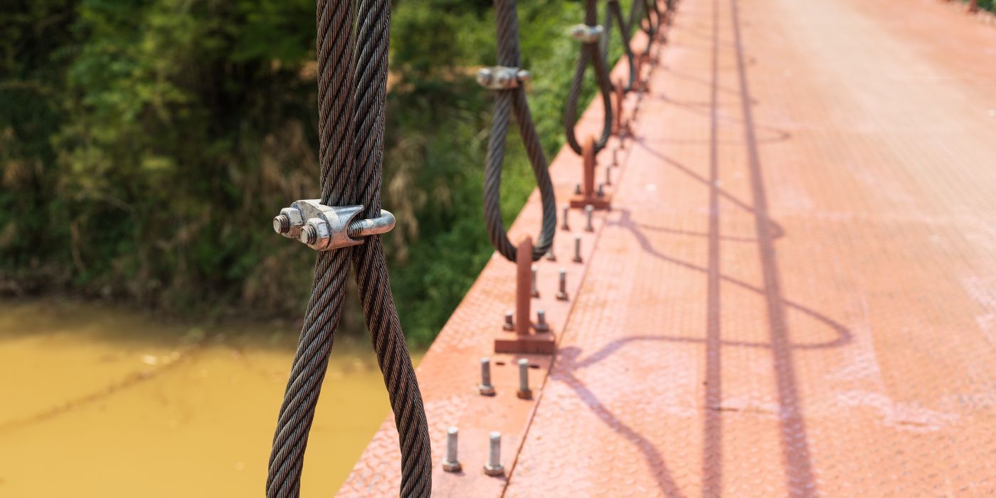 зажим канатный