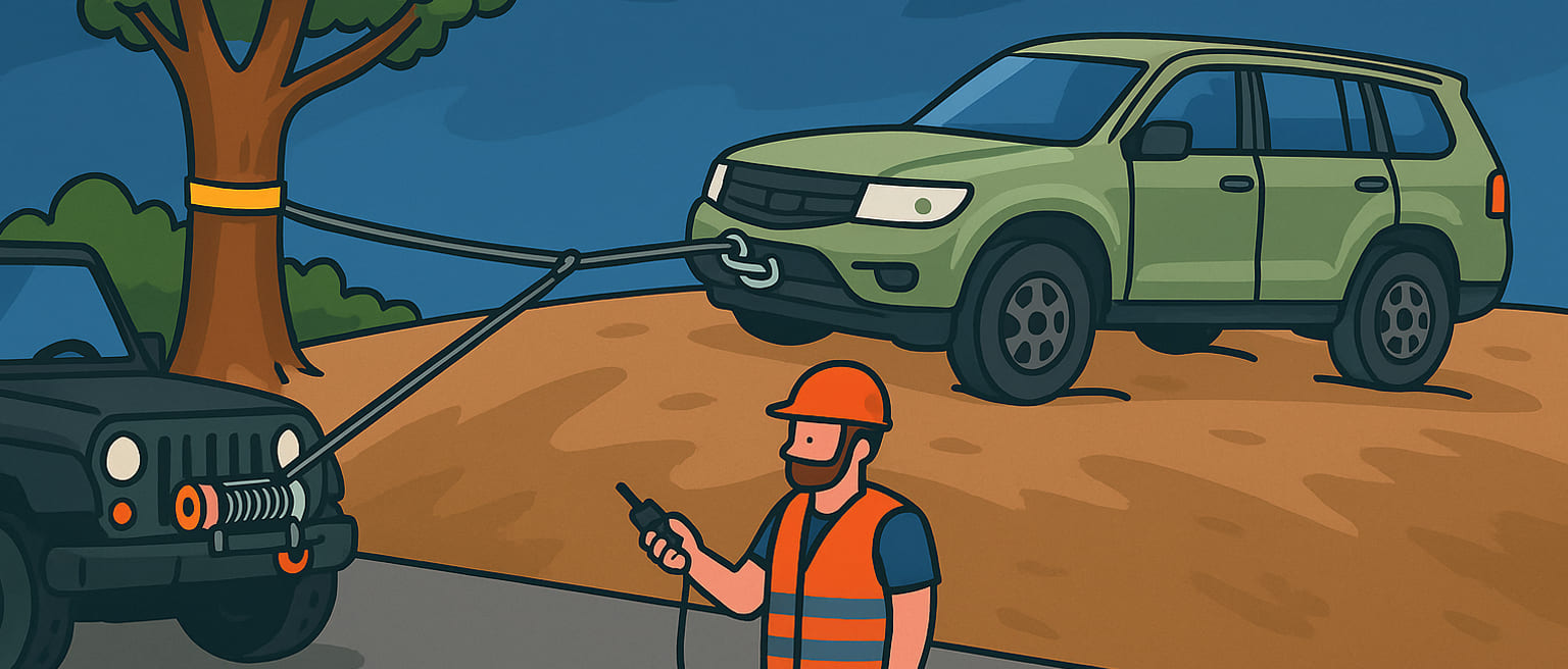 Как пользоваться лебедкой: пошаговый гайд по эвакуации автомобиля