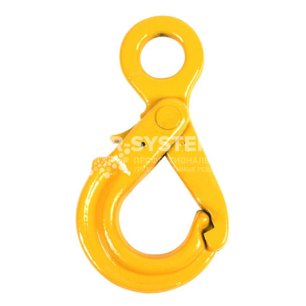 Крюк самозакрывающийся с проушиной и упором Haklift VAKKT16 г/п 8 т, 8 класс - основное фото