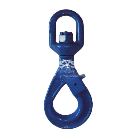 Крюк самозакрывающийся с вертлюгом на шарикоподшипнике Haklift VAKAL1022KL г/п 19 т, 10 класс - основное фото